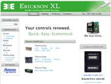 Tablet Screenshot of ericksonxl.com